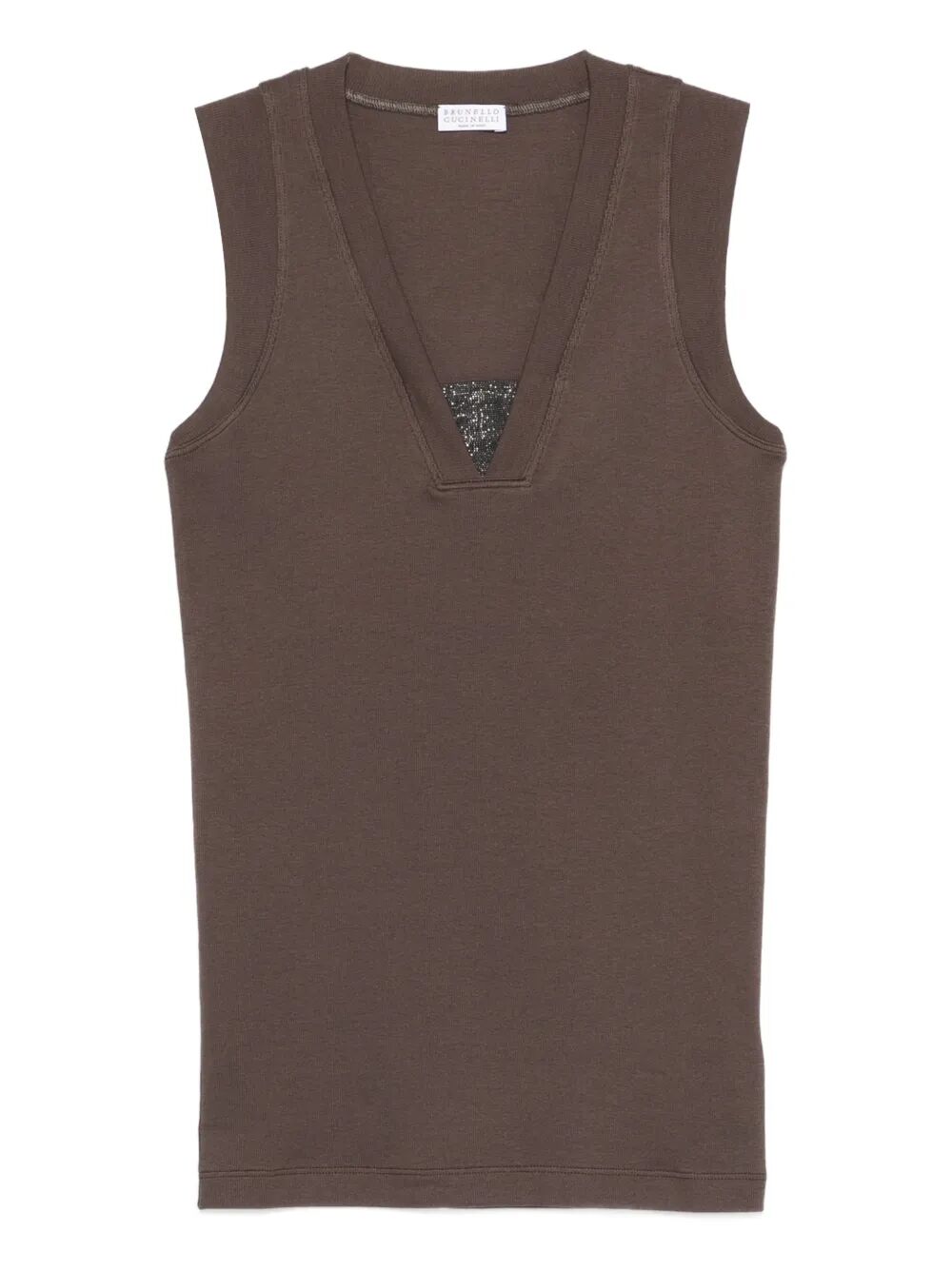 Brunello Cucinelli Top - Marrone | 13e3e799e06eda5b9356f7463a3d47a9427a79e8