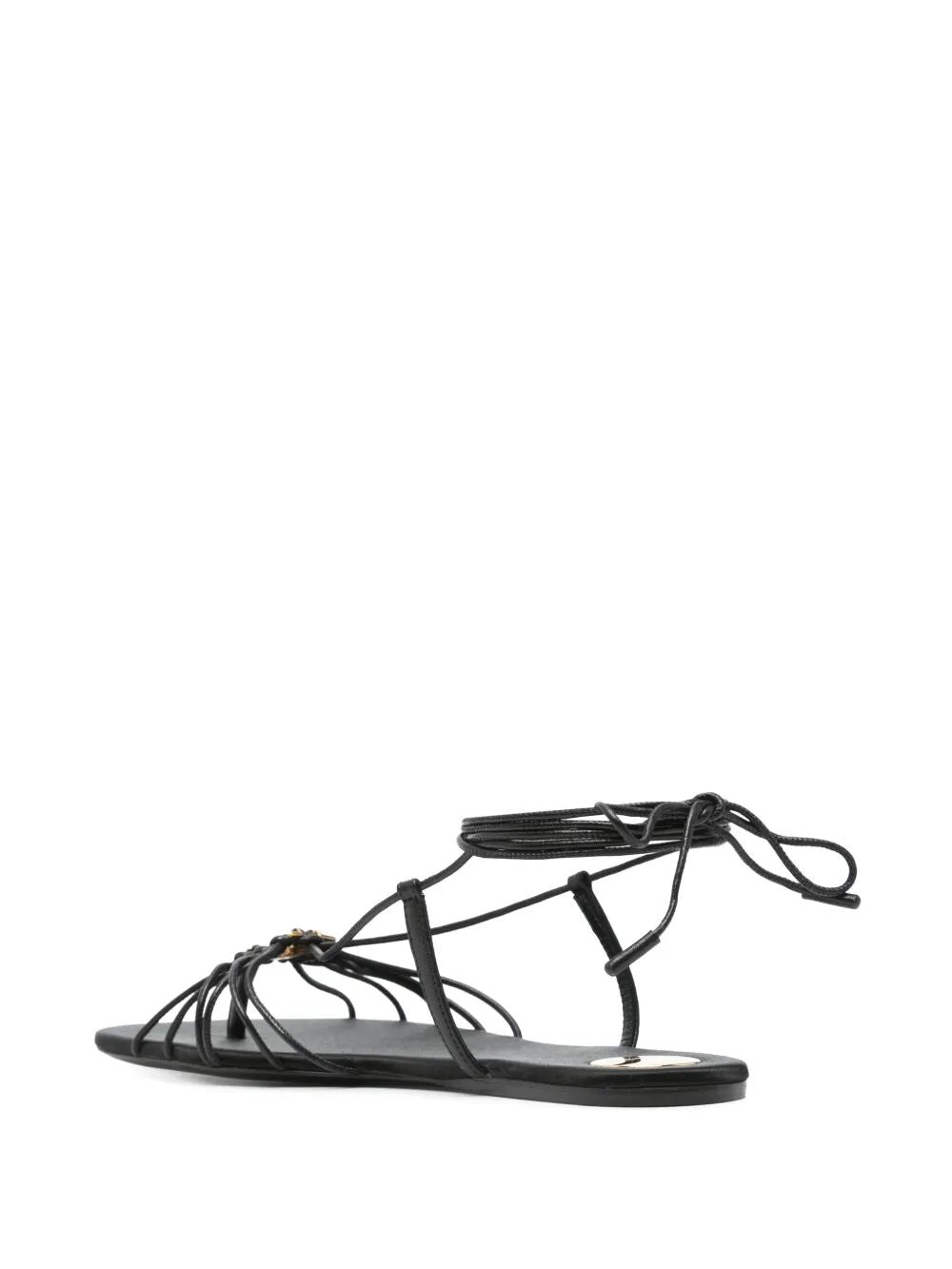 Saint Laurent Paris Sandali - Nero | 6d90ab00ba3e6b363562e984cce363d6f3cbefea