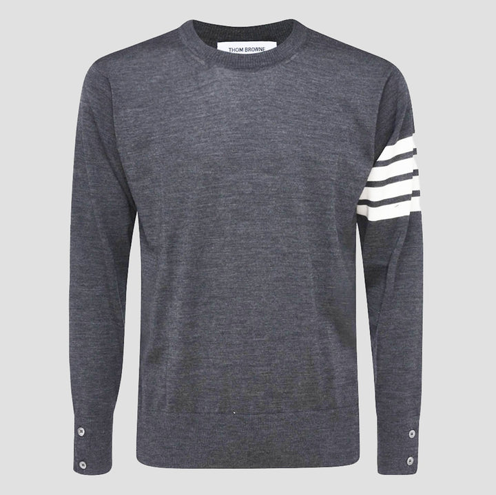 Thom Browne Sweaters - MED GREY | 3ce8eb8f86e5b6b385cc0fb4c25592e551ba2893