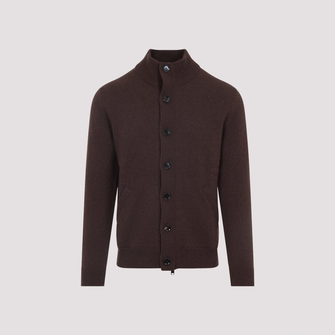 Brioni Full zip - Marrone | 338fd1a03b3ef0d2d6ea9b32512e37c71e9a2e1f