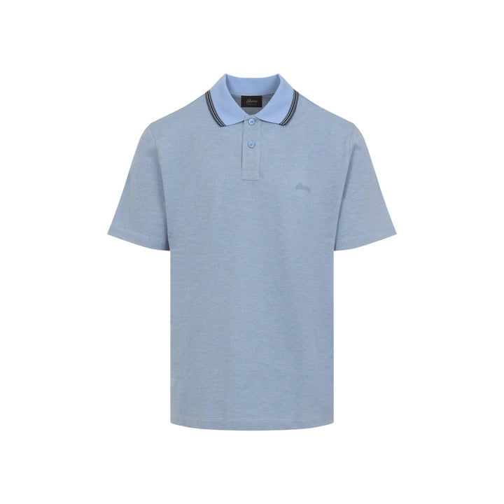 Brioni Polo - Blu | b9af6f88d90283802cb35e63c47b8e06c1eb6724