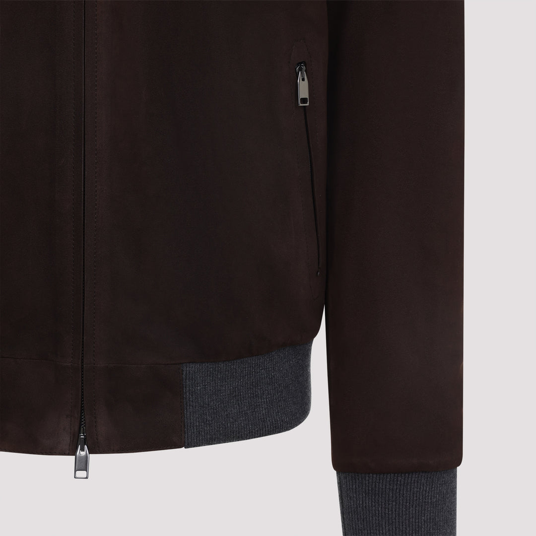Brioni Bomber jackets - Marrone | b418f0e4c3d97ea1ca622a5288ede2b1c80cb9de