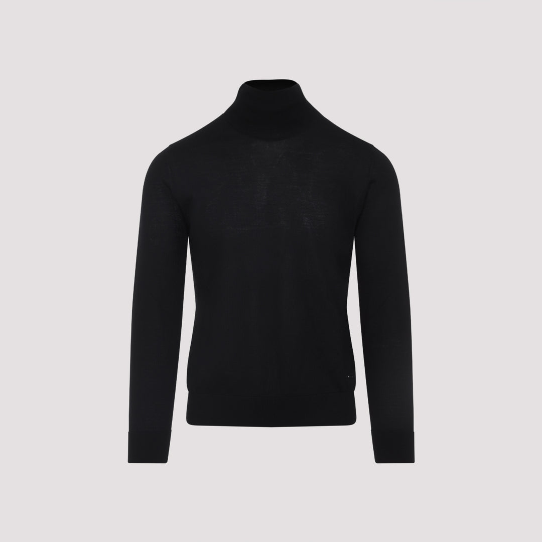 Brioni Turtle neck - Nero | 4ed2881e58e3ac423c8f00988143f5ad3614995e