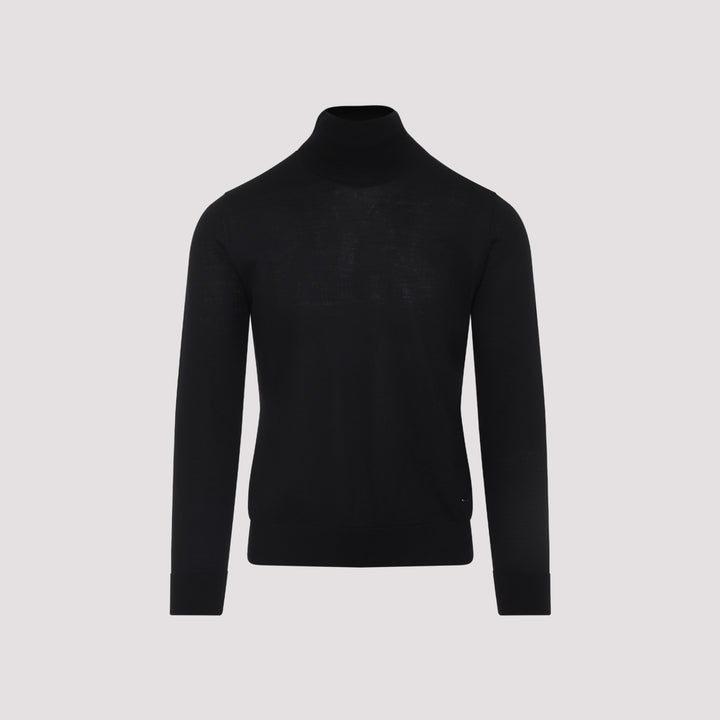 Brioni Turtle neck - Nero | 4ed2881e58e3ac423c8f00988143f5ad3614995e