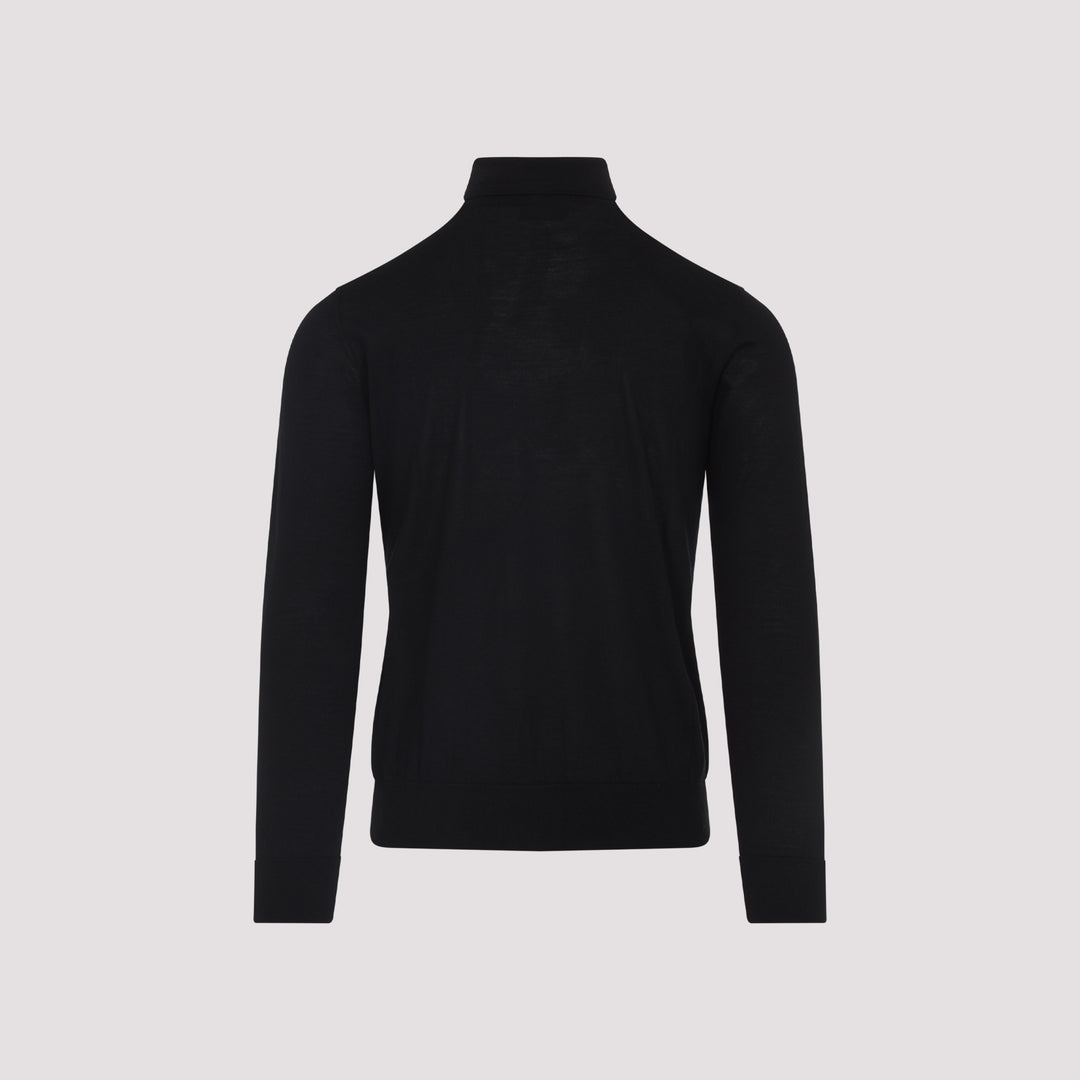 Brioni Turtle neck - Nero | c3d828a3ba39b4aac051851bad939a9fca9555d8