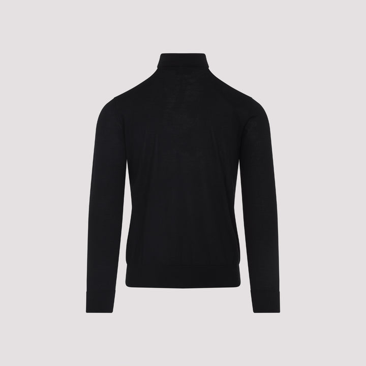 Brioni Turtle neck - Nero | c3d828a3ba39b4aac051851bad939a9fca9555d8