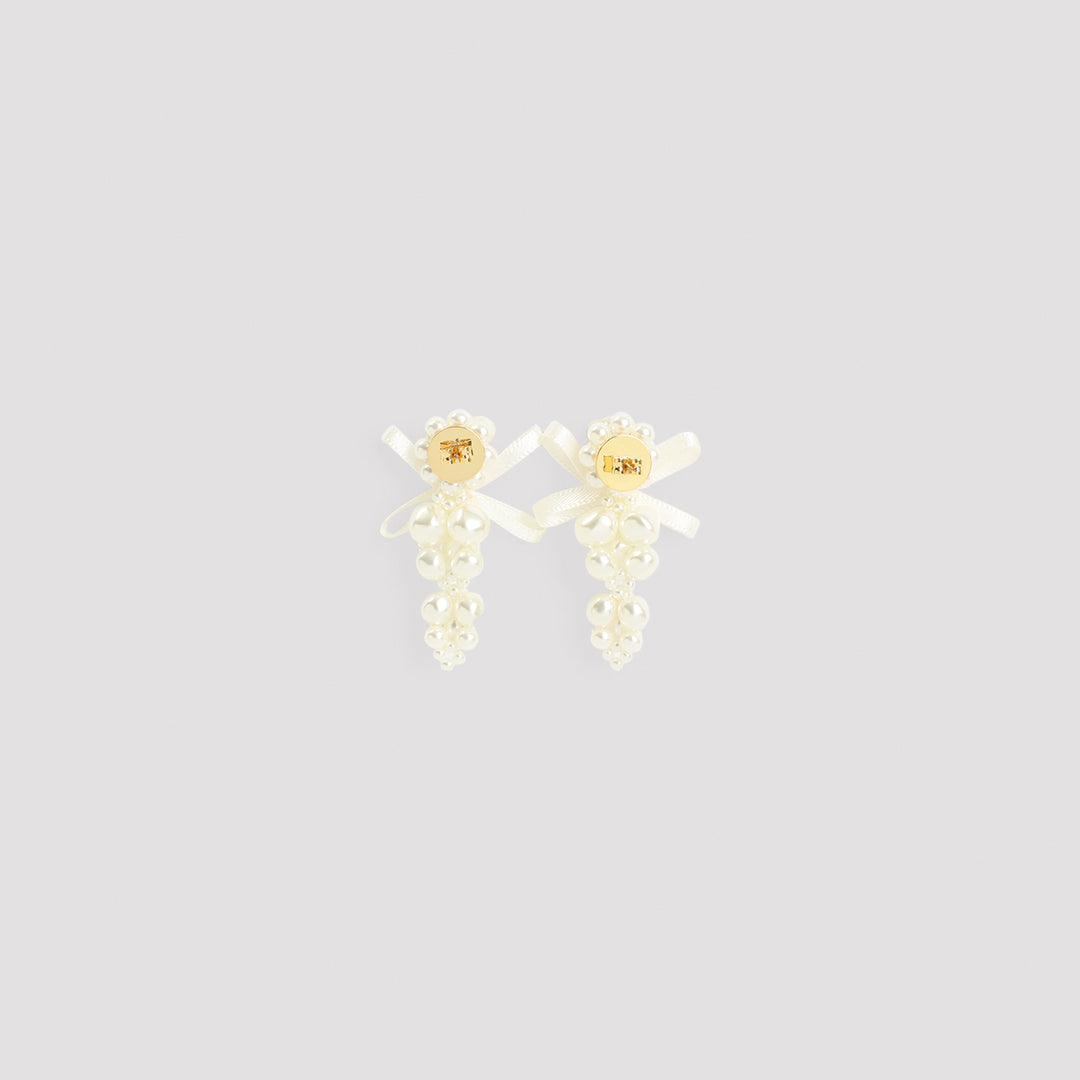 Simone Rocha Earrings - Bianco | b7b2e11931aea242cc8a9024ad63fecccce647d5