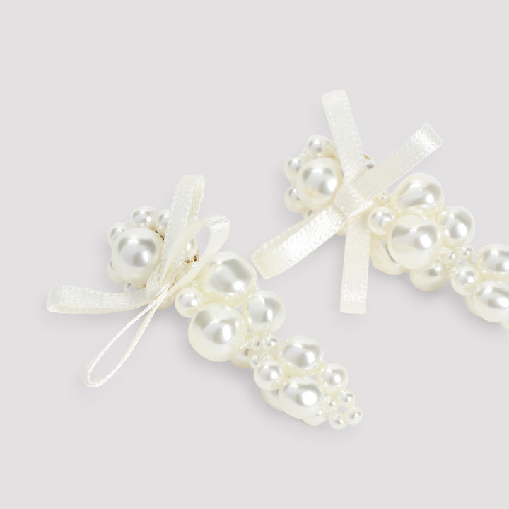 Simone Rocha Earrings - Bianco | 0250dfb5a07776e2a24f2345818da8b291b9cf04