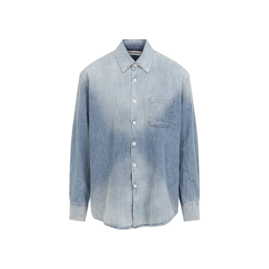Cris Wash Blue Organic Cotton Above Shirt
