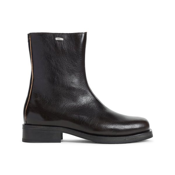 Deep Americano Brown Cow Leather Camion Boots