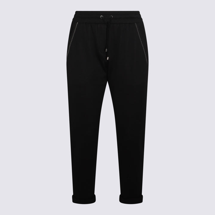 Brunello Cucinelli Trousers - Nero | fbf6ad9837e4a8a5b3759981a4afb2f2f5935c0d