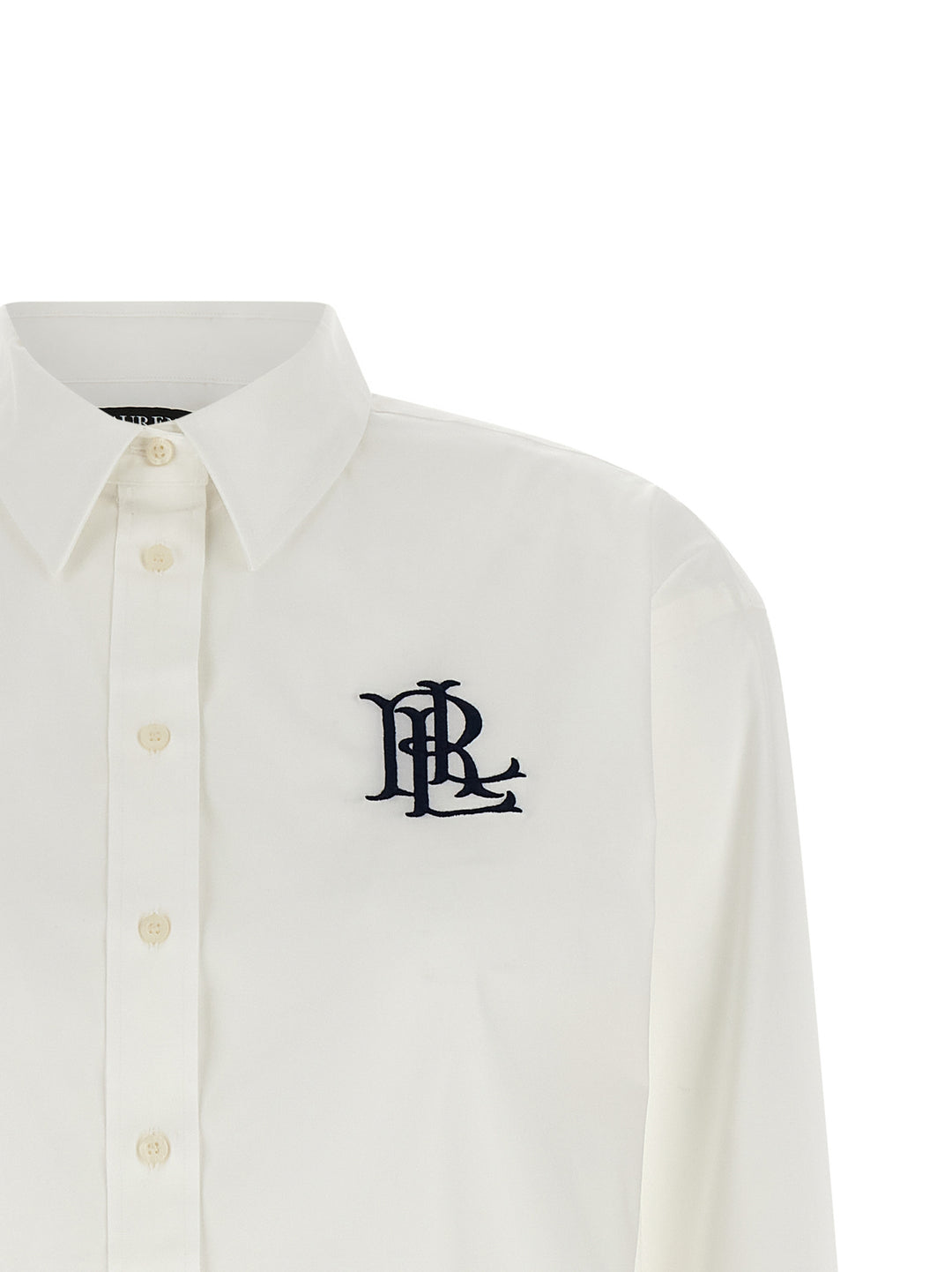 Lauren Ralph Lauren Monogram Embroidery Shirt Camicie - Bianco | e0dd47e38535be32324413be832a1116143cdf72