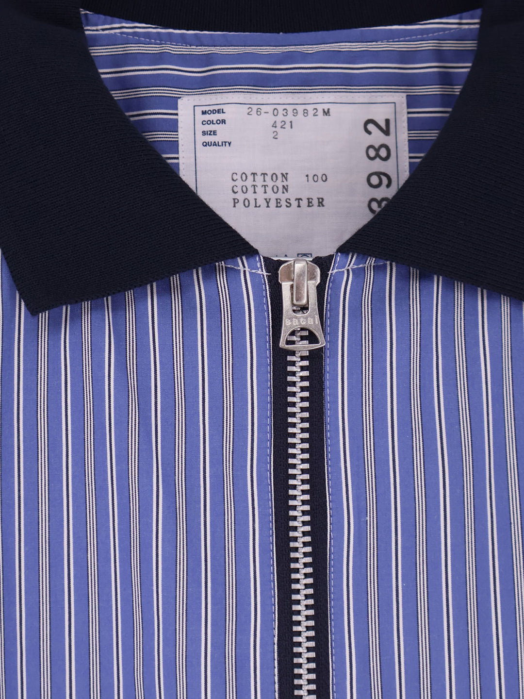 Sacai T-shirts and Polos - BLUE STRIPE | ca72ff939b24fa05cc097732c7646a74807602cb