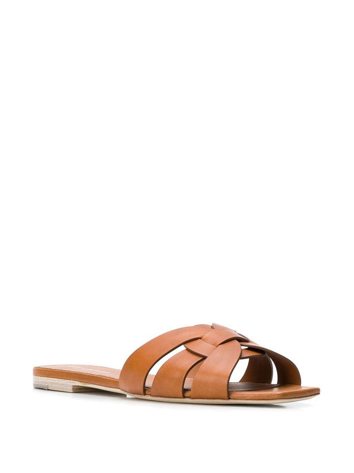Saint Laurent Paris Sandali - Marrone | 51de837a594f99c786095cba84df85a0f8e7a2ca