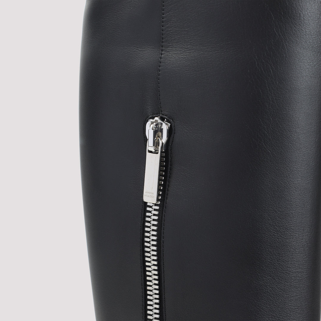 Amina Muaddi Boots - Nero | ff51fee7c4d4ea6143f83d594756b34f08a9ccf0