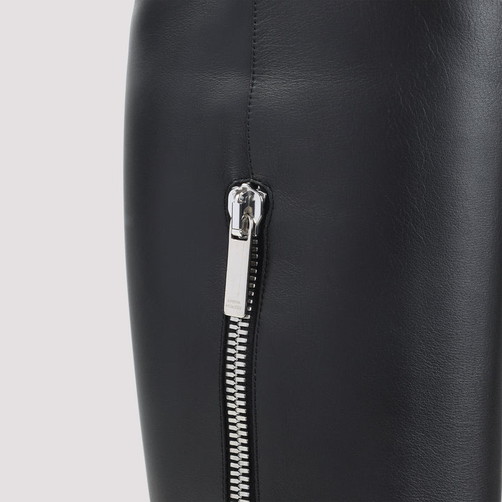 Amina Muaddi Boots - Nero | ff51fee7c4d4ea6143f83d594756b34f08a9ccf0