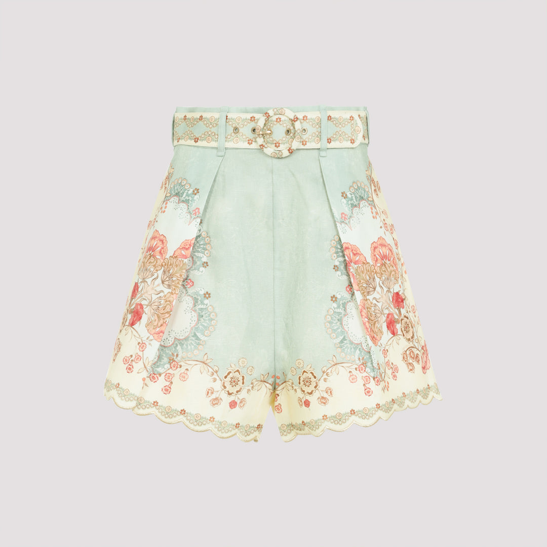 Zimmermann Short - Verde | 45b59150fddec5fd651d79e29633ceb2f2d1012d