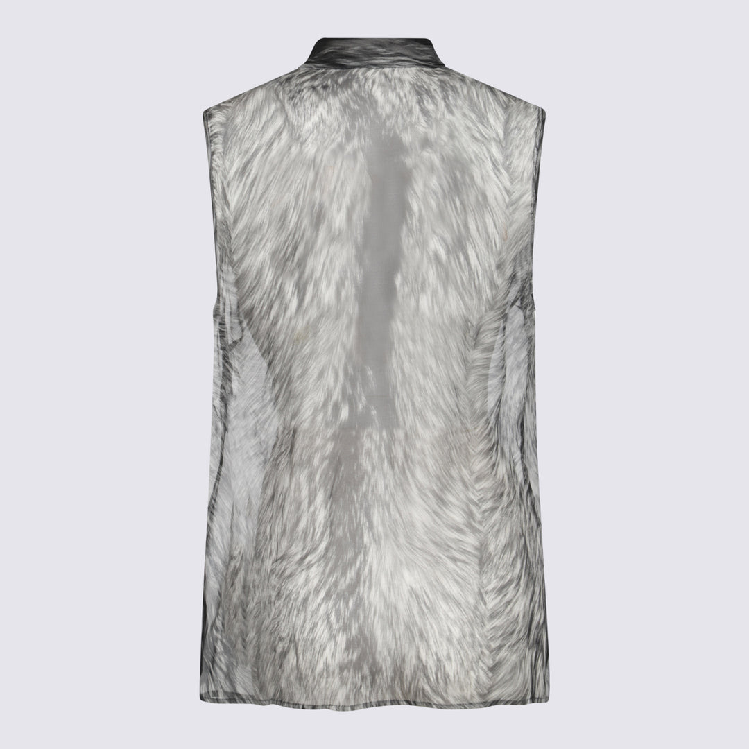 Dolce & Gabbana Top - PELLICCIA F.DO GRIGIO | 815be39d7e1891c77f35a02e47faa60c89cc236a