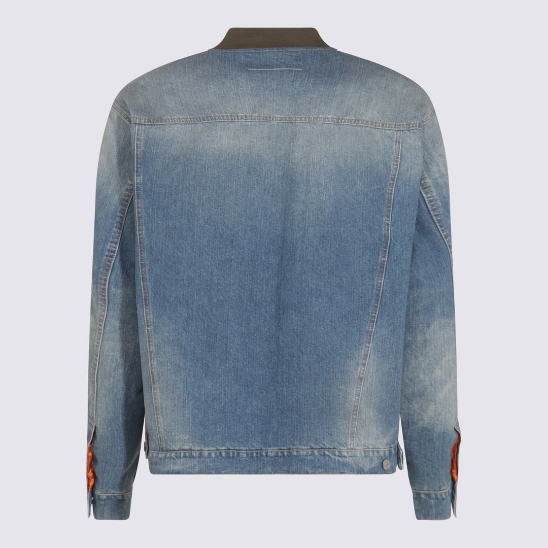 Mm6 Maison Margiela Jackets - MILITARY/MEDIUM BLUE | 0f75b4a0c59ace10d6e181c9792349c2e7c51839