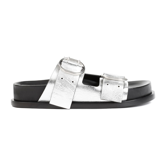 Silver Moon Leather Sandals