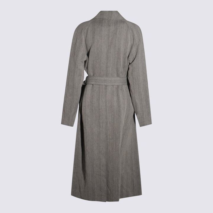 Loro Piana Coats - CHALK/BLACK | bbc1513af7ff3de32ad752aaa6f8af1544800875