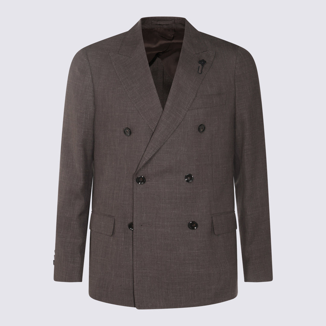 Lardini Dresses - Dark brown | 82d9649cd4d30df58d288909e5055a31ffac1470