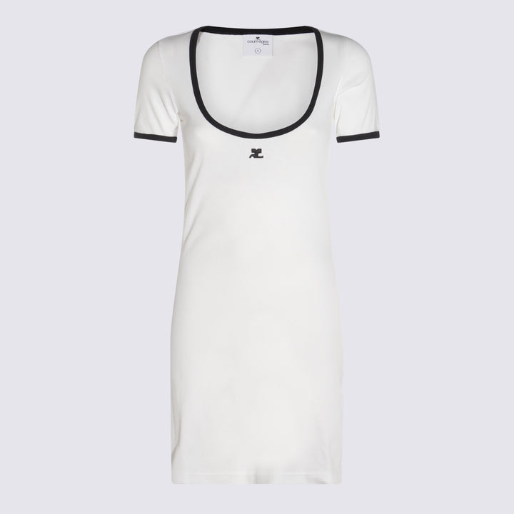 Courreges Dresses - HERITAGE WHITE/BLACK | 673fad0ba87cbb8122a8dfc2dba7e42d9c45866e