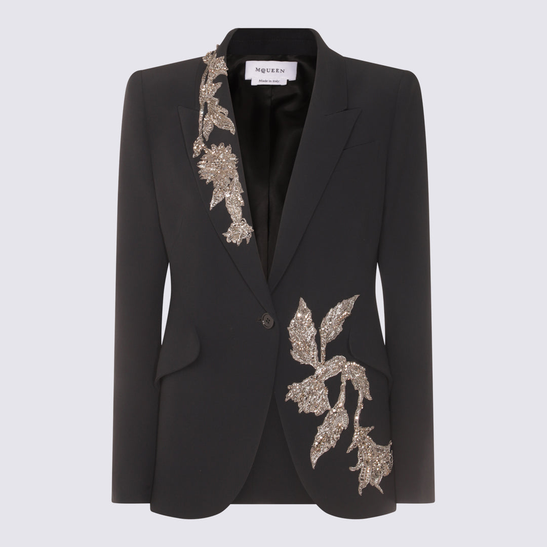 Alexander Mcqueen Jackets - Nero | c6b8f0e15323306bc0fdc6d206e868b0e62b9b2f