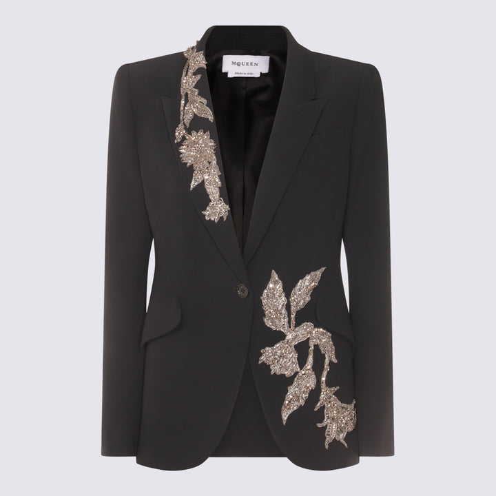 Alexander Mcqueen Jackets - Nero | c6b8f0e15323306bc0fdc6d206e868b0e62b9b2f