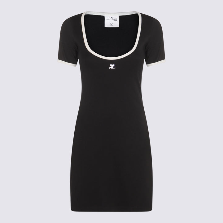 Courreges Dresses - BLACK/HERITAGE WHITE | df89c43d96b8fa4b9ea1c2d0d2f7d14c756d2957