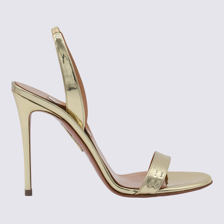 Aquazzura Sandals - SOFT GOLD | c5590e6b053afd4450799a68aee50b07702970f6