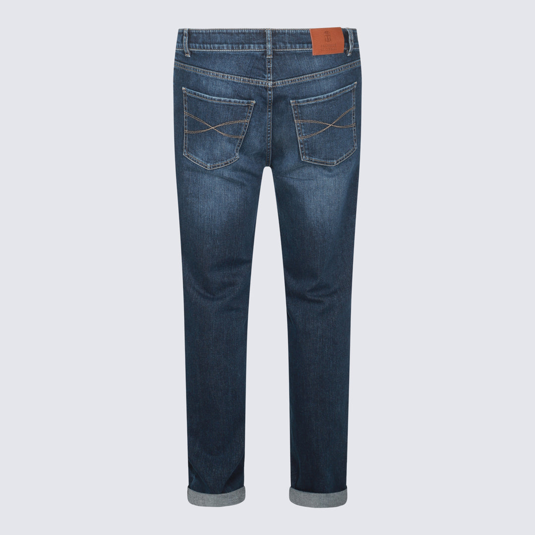 Brunello Cucinelli Jeans - Blue and green | 0ddddc560efa4955160e6cda4f0716758fc8e8a7
