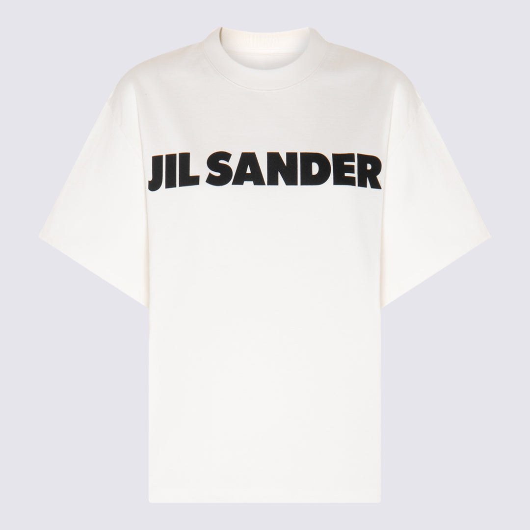 Jil Sander T-shirts and Polos - PORCELAIN | 173b01499c140310d27a9445b75ab0c4146af267