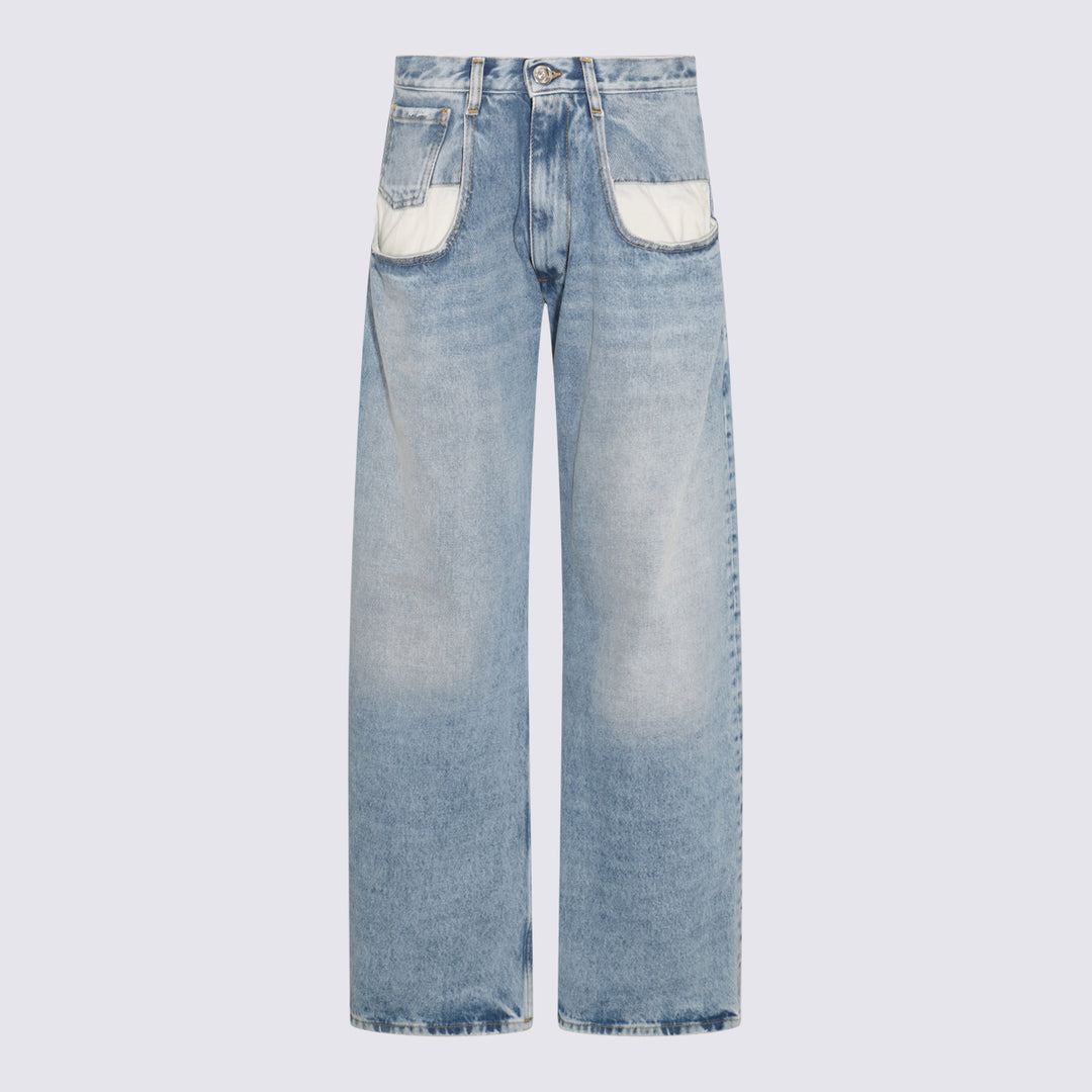 Maison Margiela Jeans - Blue and green | 19447e9d8613e5adfd64242475f3e1ec1a3c02ed