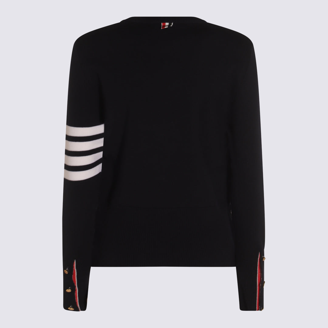 Thom Browne Sweaters - Navy | e4316a8da9302a472e2ea5d02737b96474a1505f