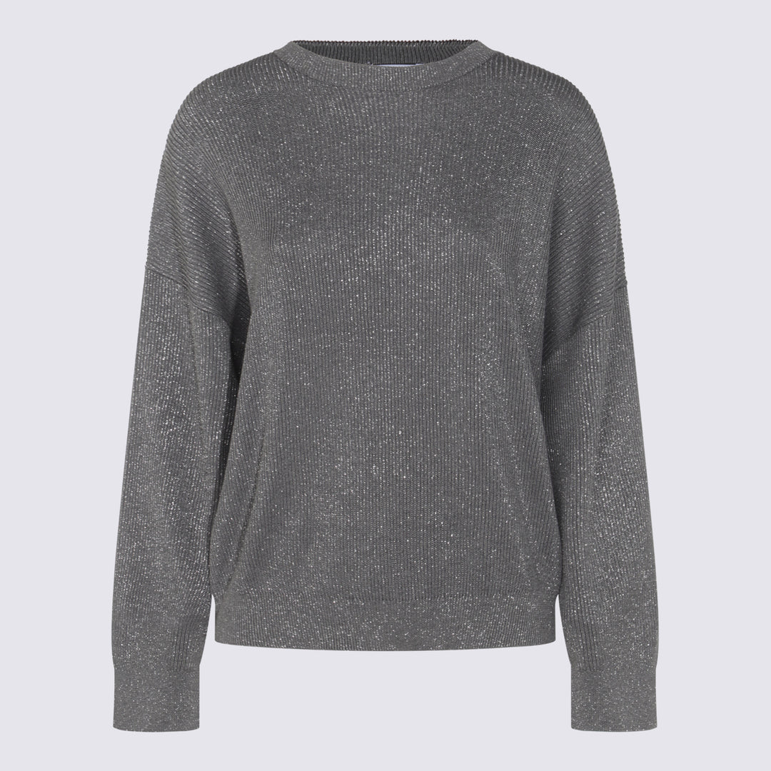 Brunello Cucinelli Sweaters - Blacks and greys | 95afbf6e0297c82b5ceea2e1cc04408b9d882c6e