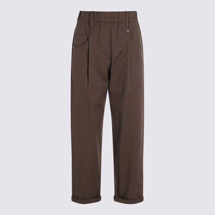 Brunello Cucinelli Trousers - Metallici e grigi | 0a97bbd5e1600d8ba275b6bf617d32cb2ad34cdb