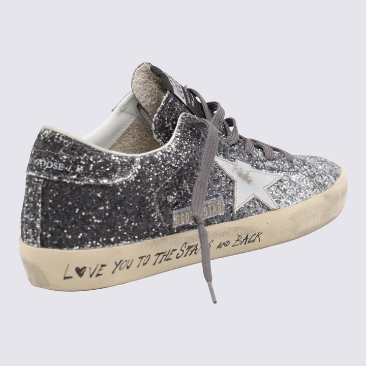 Golden Goose Sneakers - SILVER/BLACK | 10b0e066615385b6504919f47a34a43e4dee770a