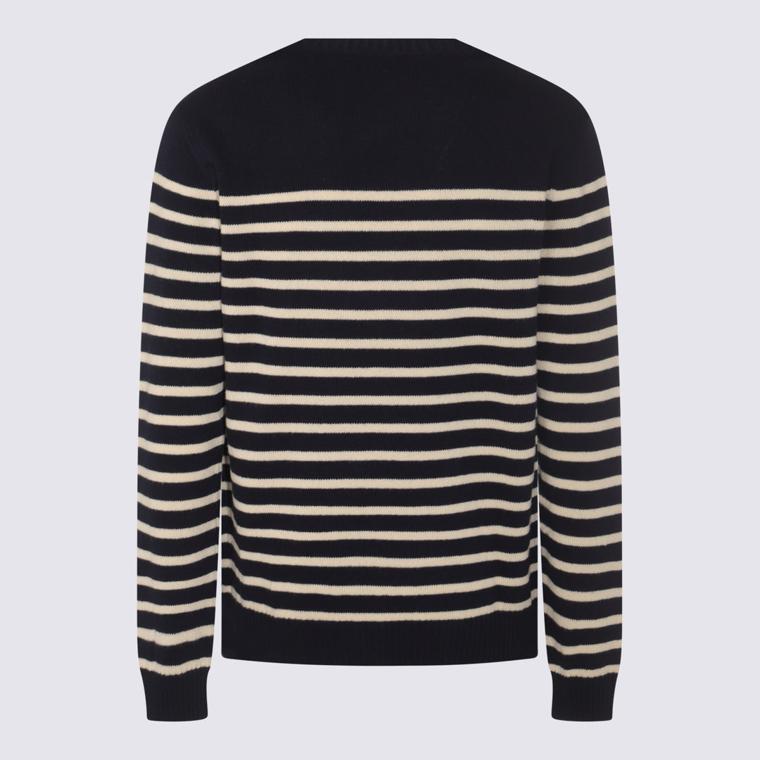 Valentino Sweaters - NAVY-WHITE | 3c5797ca827d453b7b6ce9036926754932df8379