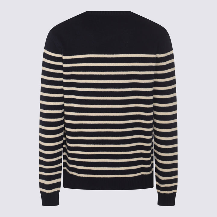 Valentino Sweaters - NAVY-WHITE | 3c5797ca827d453b7b6ce9036926754932df8379