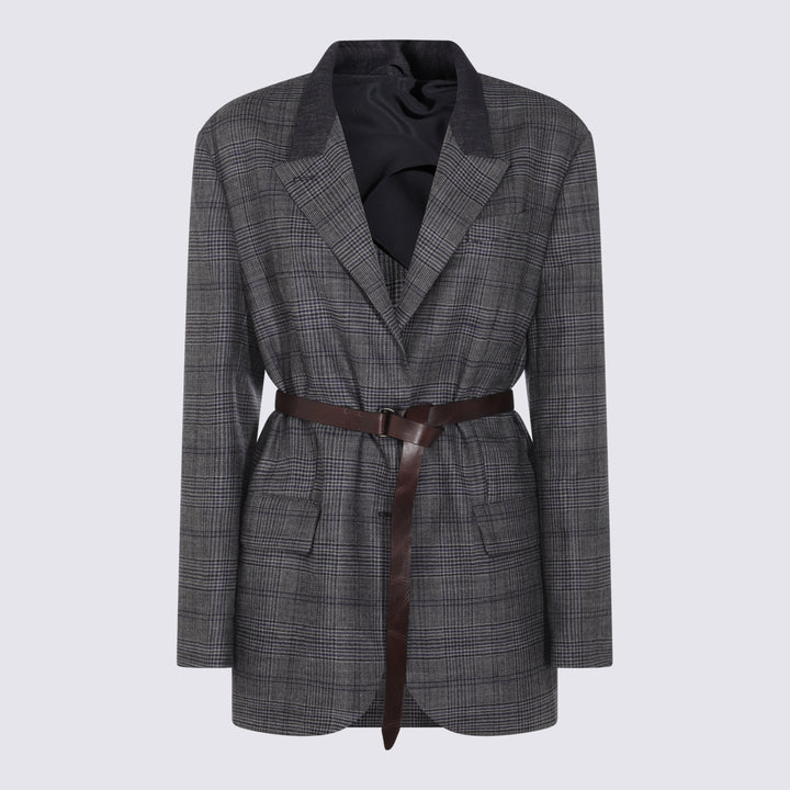 Brunello Cucinelli Jackets - BLUE/GRIGIO | d9a569d89486b42bb28f245176b3253e030ac77c