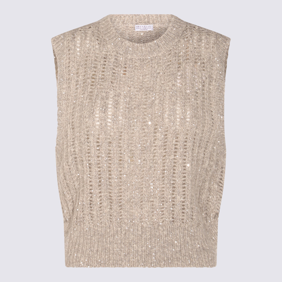 Brunello Cucinelli Sweaters - MADRE PERLA | e60b13fd532a210a74d69ef04935d138b0f610d8