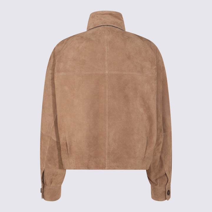 Brunello Cucinelli Jackets - BROWN FREDDO | 471b5e00406ac1323b1a52d7fd2d5881411ed467