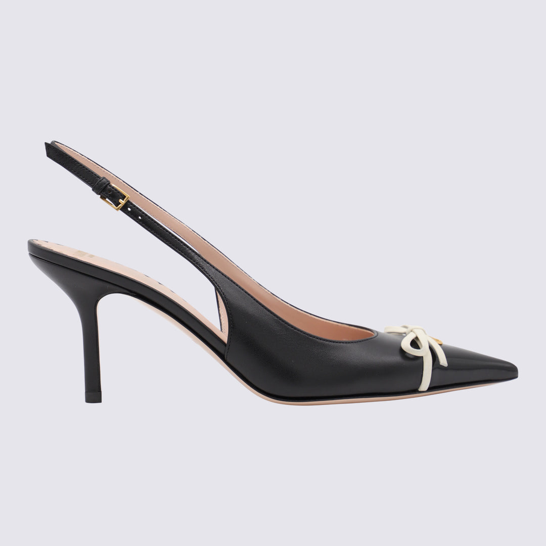 Valentino Garavani With Heel - NERO/IVORY | 299447aceb23b084c862f44a277c43d882050304