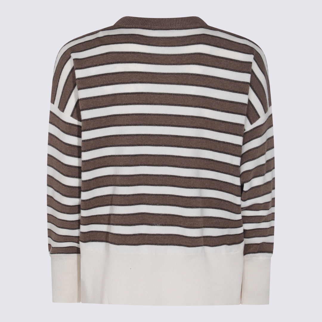 Brunello Cucinelli Sweaters - PANAMA/MARRONE/PIGNA | 85942325e8d368cdcaf019d27e09e300e8caac5b