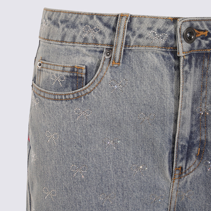 Self-Portrait Jeans - Blue and green | a52f56f74f12613a544edb62757296b4b62eddfc