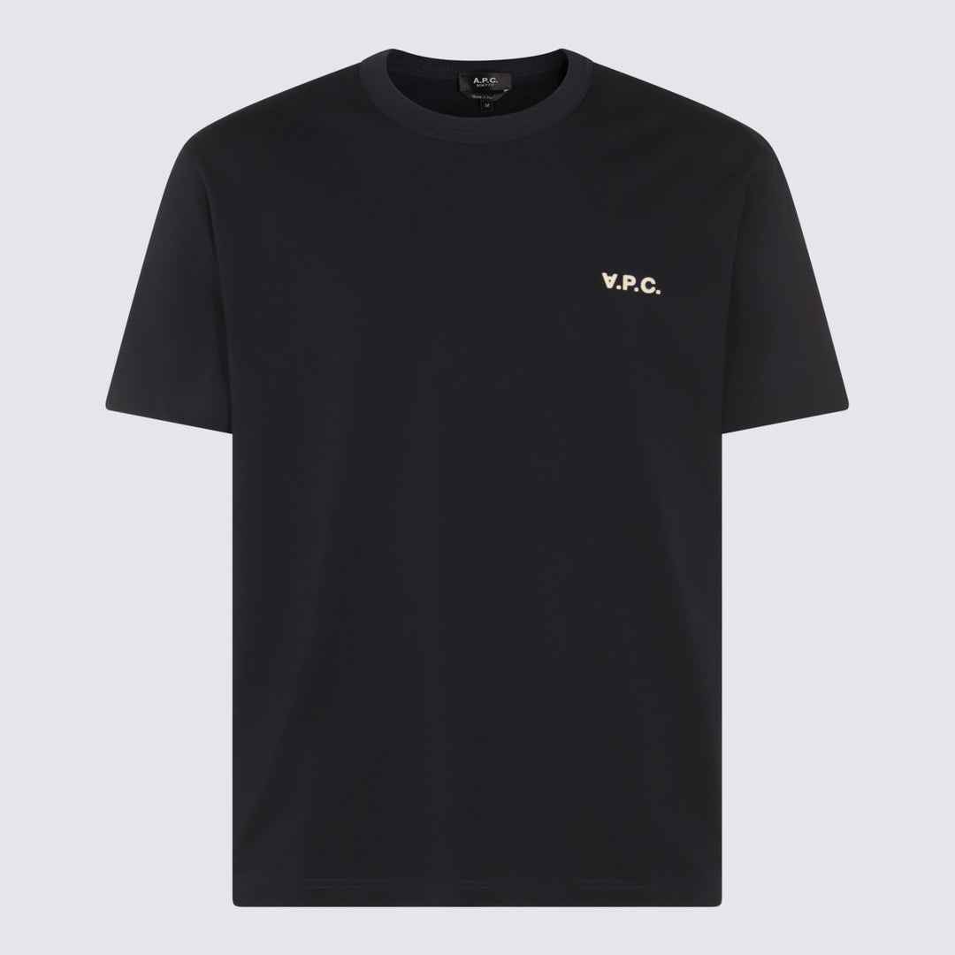 A.P.C. T-shirts and Polos - DARK NAVY/ECRU | 62ac615e1ad17a4beaf92a8f4f2404ac31eff2c8