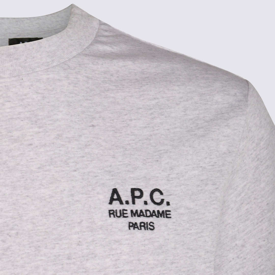 A.P.C. T-shirts and Polos - HEATHERED
GREY/BLACK | 2bb4496562de6a53fa41eece383eae80c8a892f1