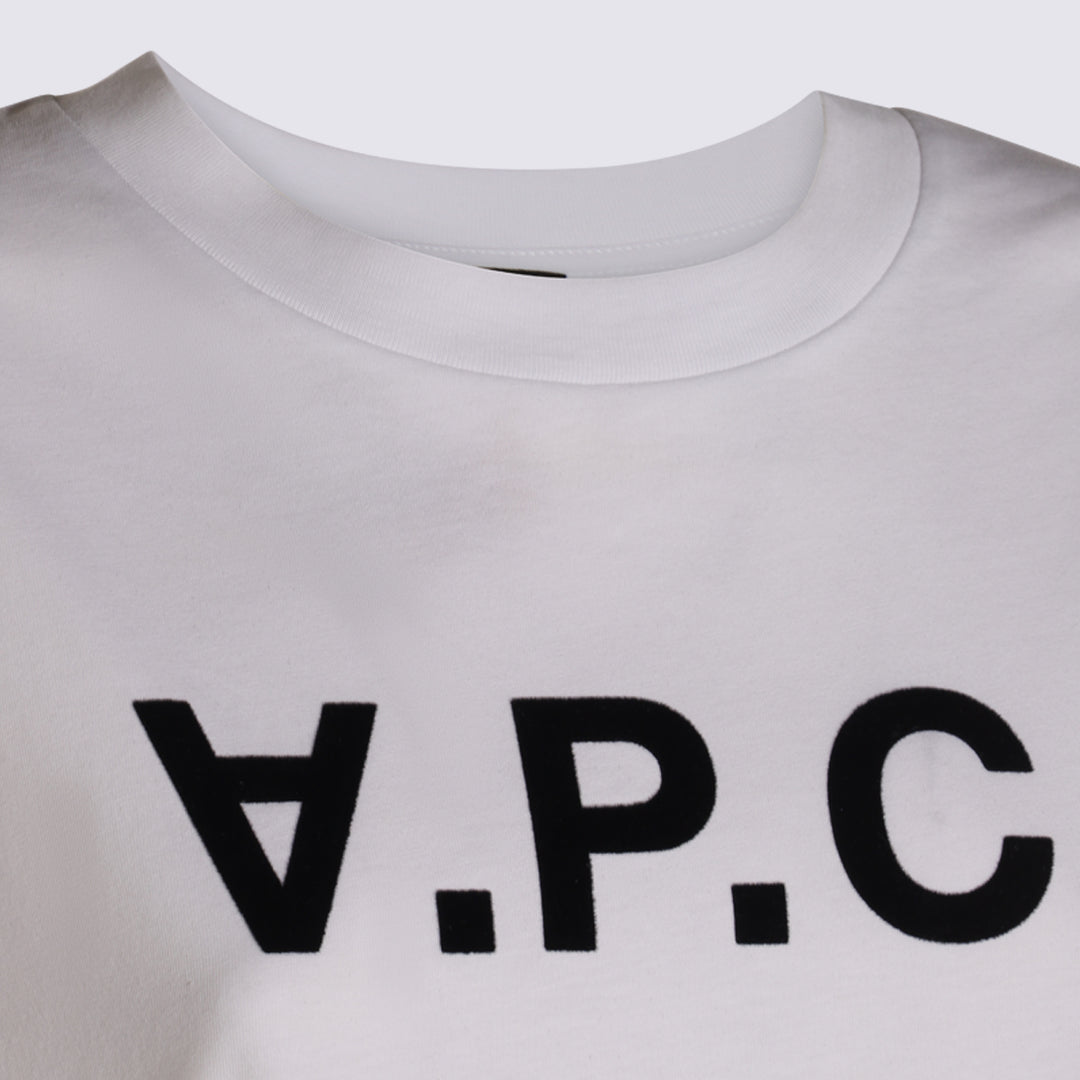A.P.C. T-shirts and Polos - WHITE/DARK NAVY | ea0616509007620c8643f05bd4959d3e1b9a63aa