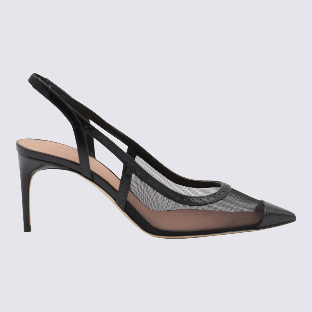 Malone Souliers With Heel - Blacks and greys | 653f4ee7799b0dc0792598be72d40e713818d1ea